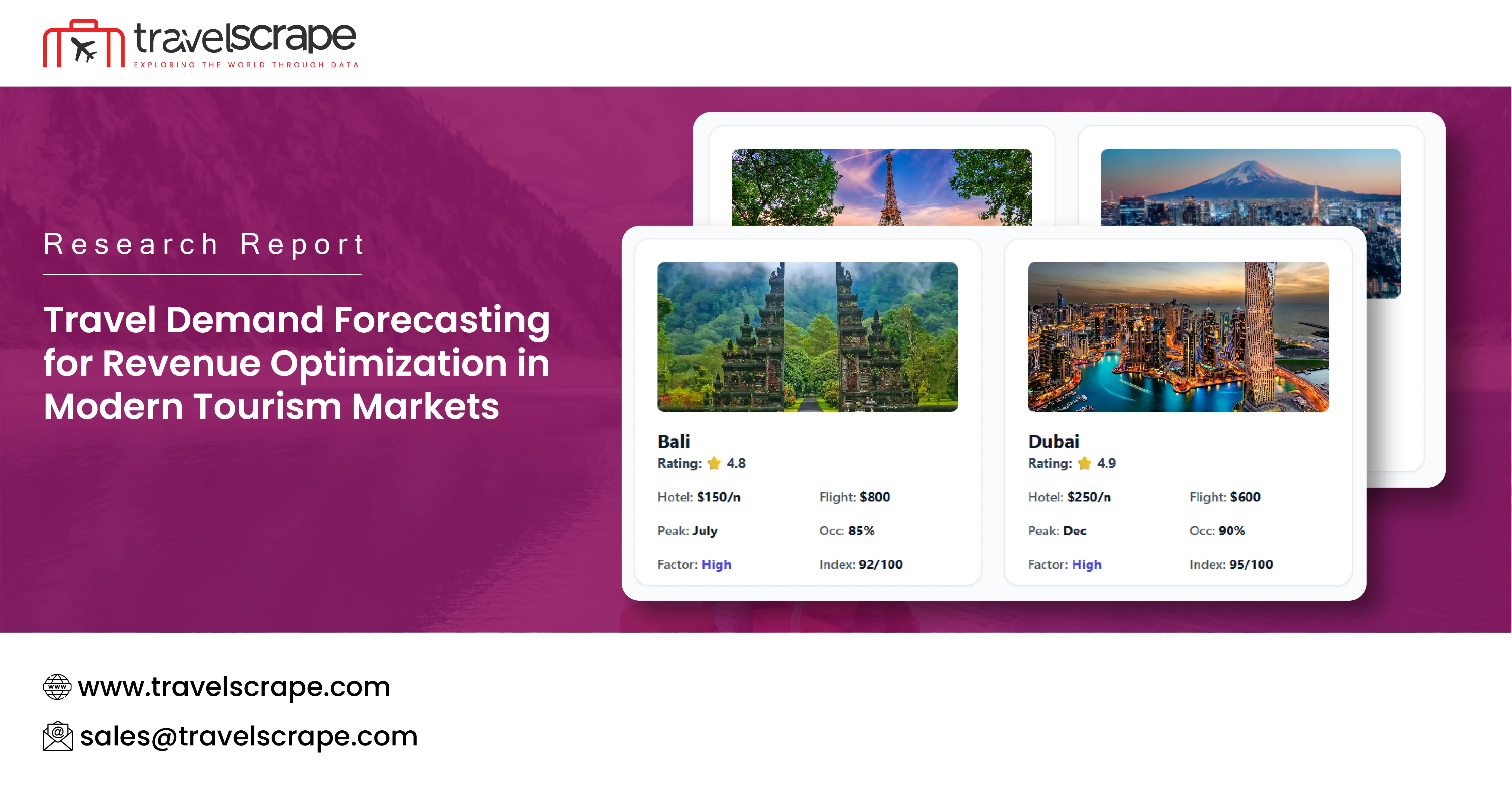 Travel Demand Forecasting for Revenue Optimization